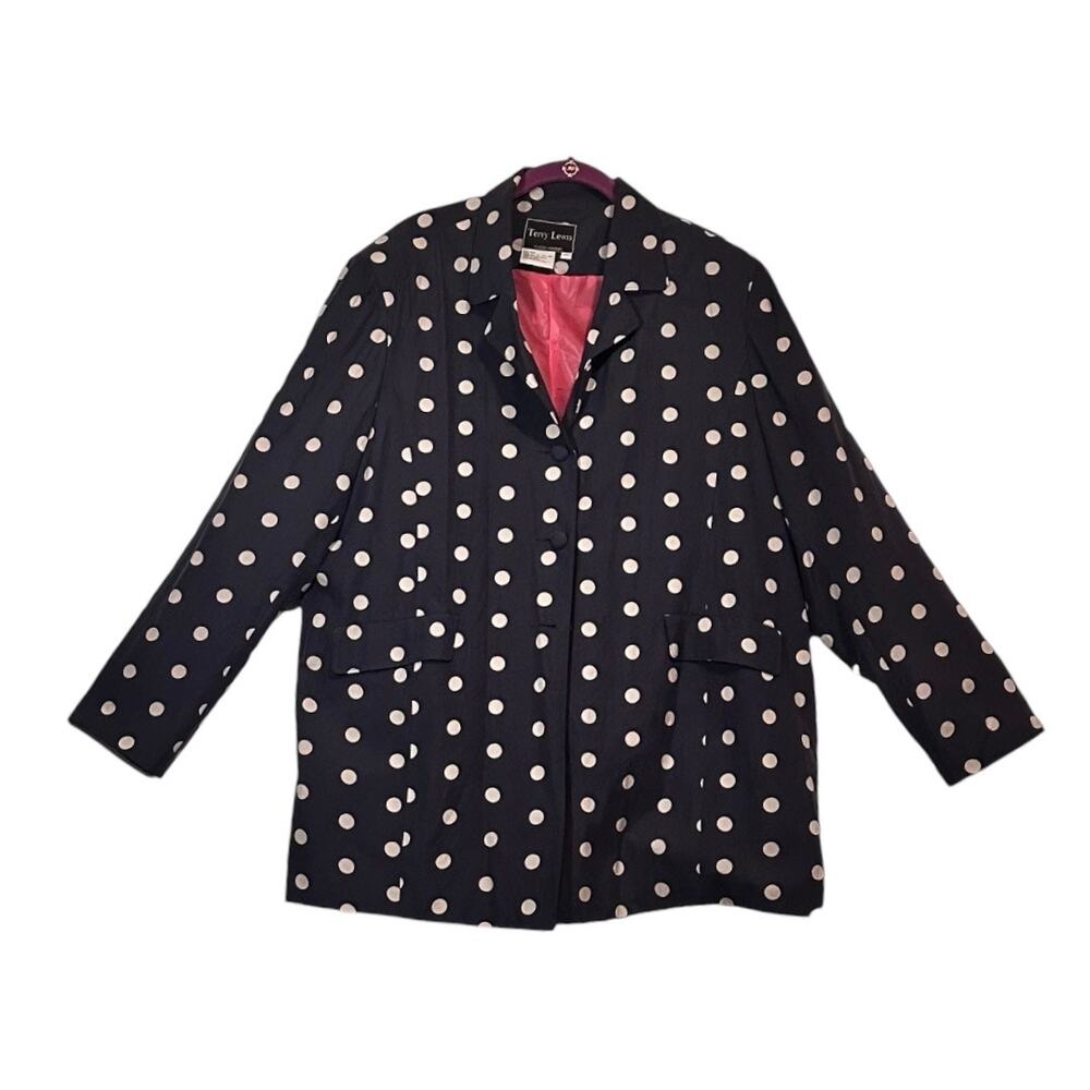 Terry Lewis Classic Luxuries Vintage Polka Dot Blazer